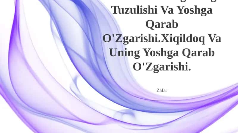 Burun Bo'Shlig'Ining Tuzulishi Va Yoshga Qarab O'Zgarishi 1
