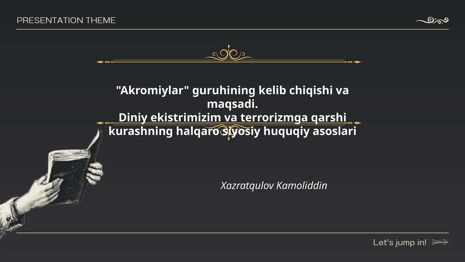 Akromiylar guruhining kelib chiqishi 1