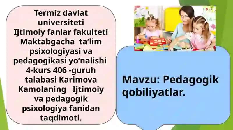 Pedagogik qobiliyatlar