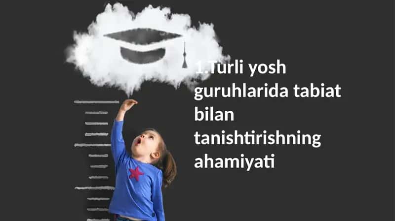 Tabiat bilan tanishtirishning ahamiyati 1