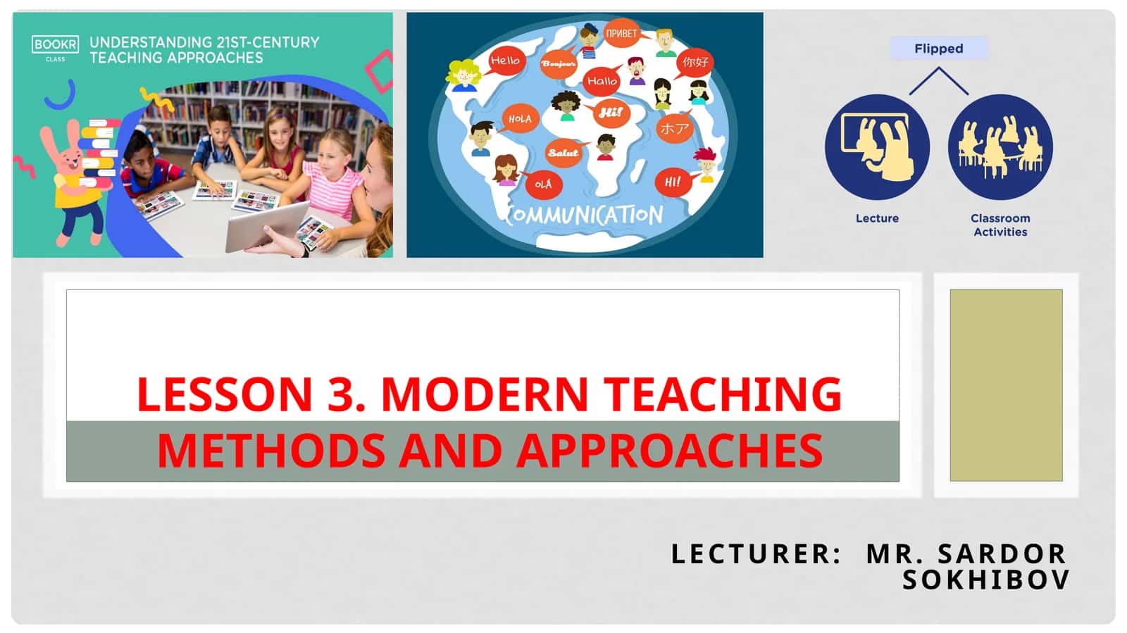 MODERN Teaching Methods and APPROACHES 1