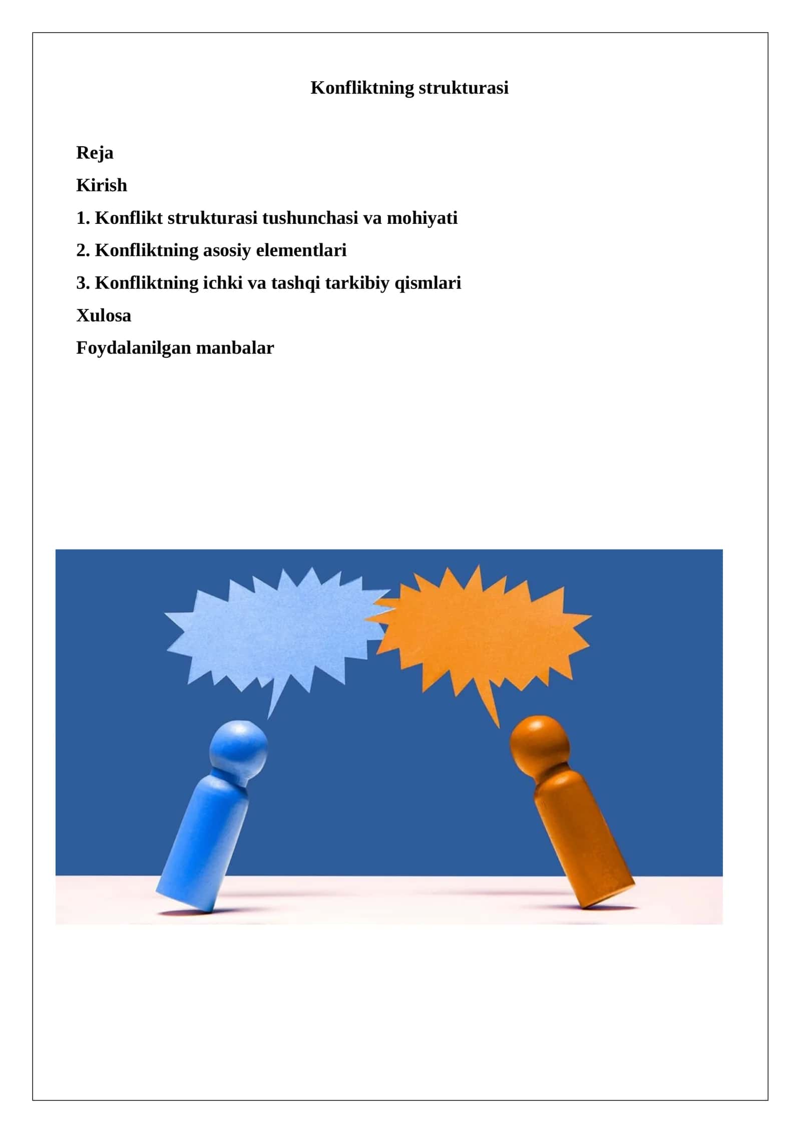 Konfliktning Strukturasi 1