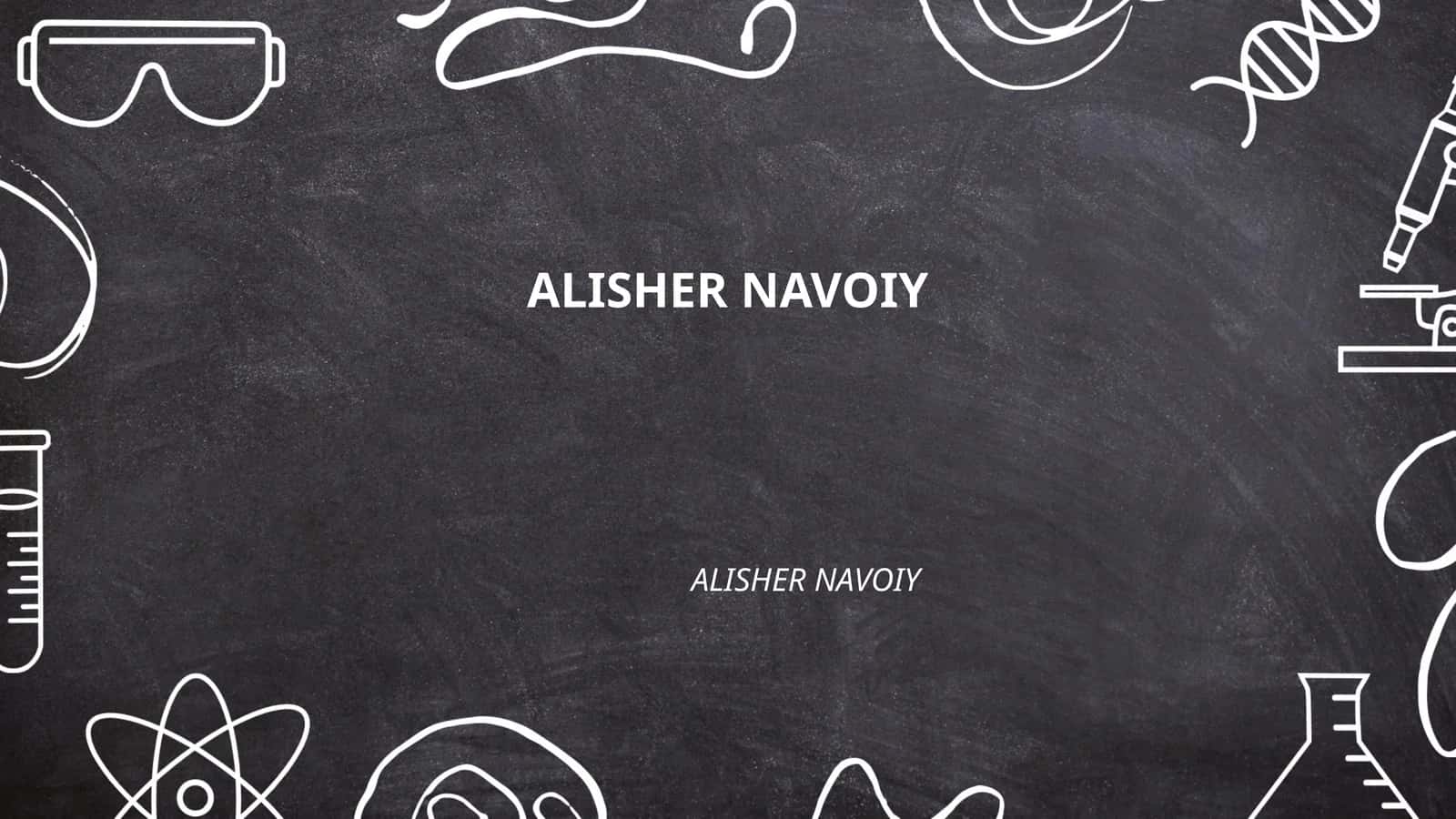 Alisher Navoiyning hayoti 1