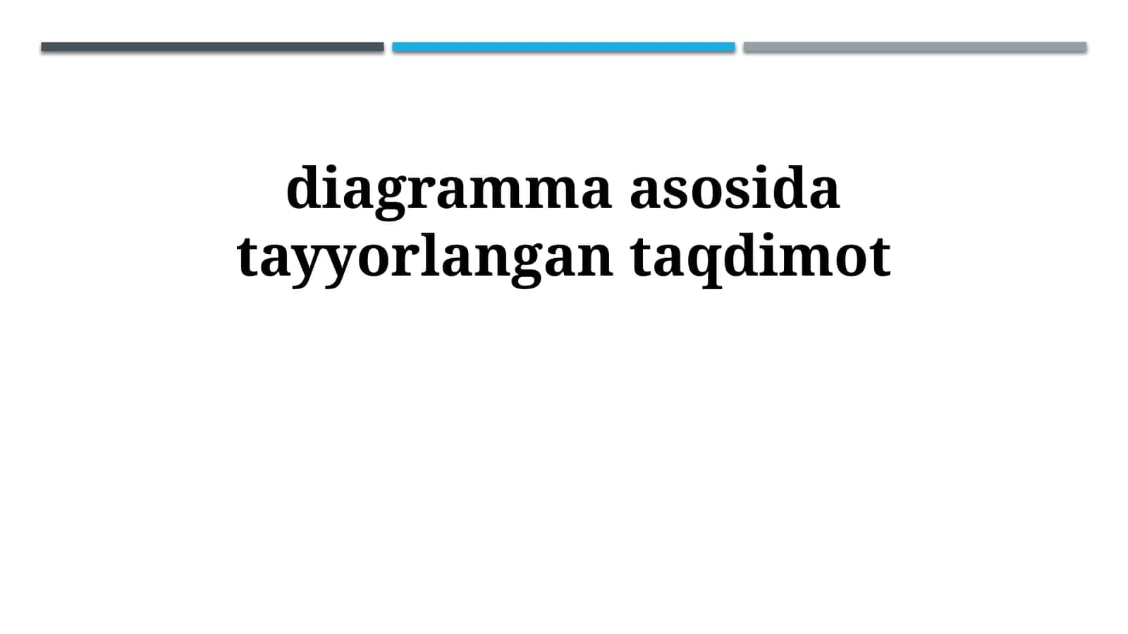 Diagramma asosida tayyorlangan taqdimot 1