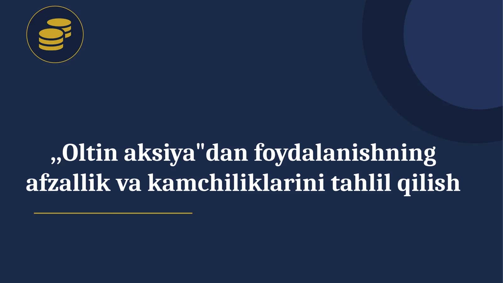 Oltin aksiya 1