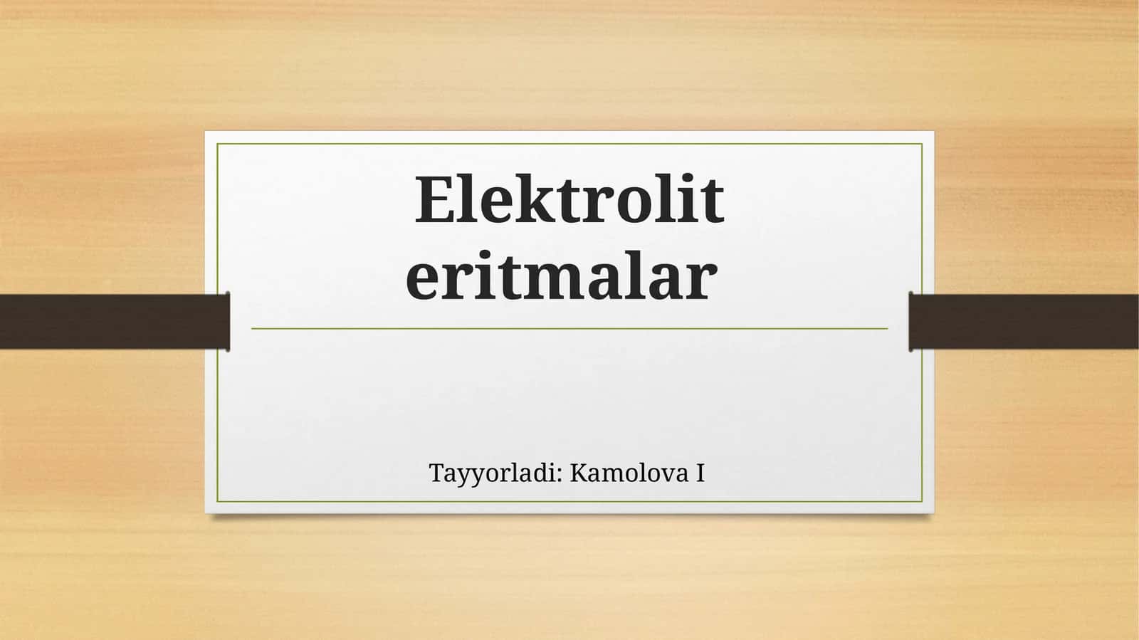 Elektroliteritmalar 1