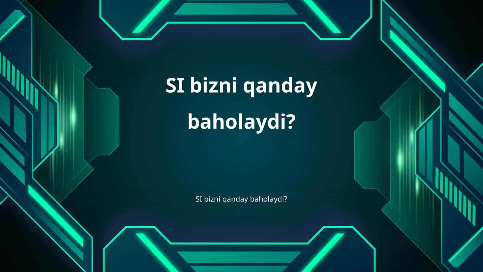 Sun'iy intellekt tushunchasi 1