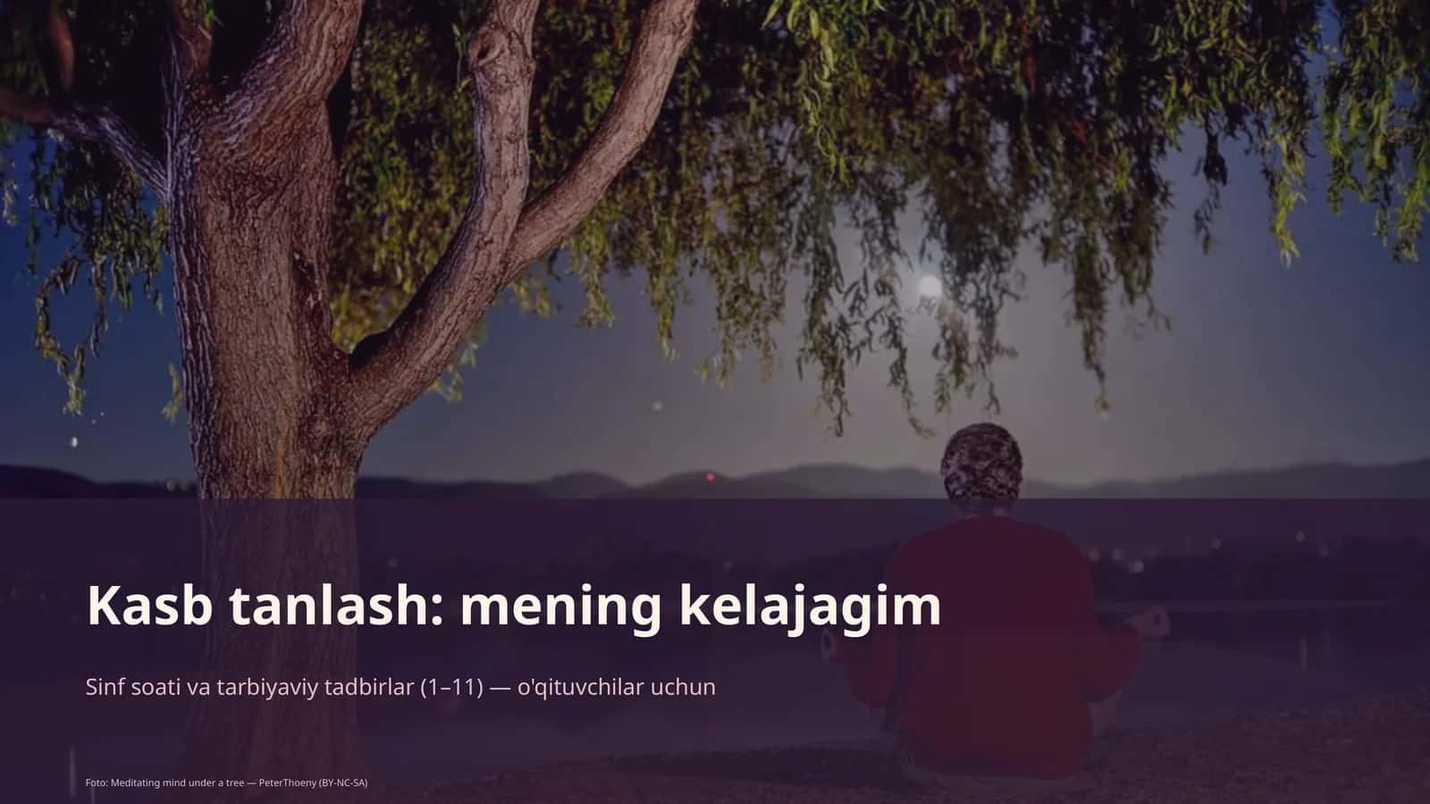 Sinf soati va tarbiyaviy tadbirlar (1– 11) — o'qituvchilar uchun 1