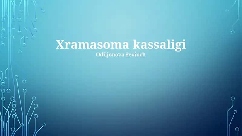 Xramasoma kassaligi 1