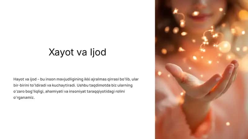 Hayot va Ijod 1