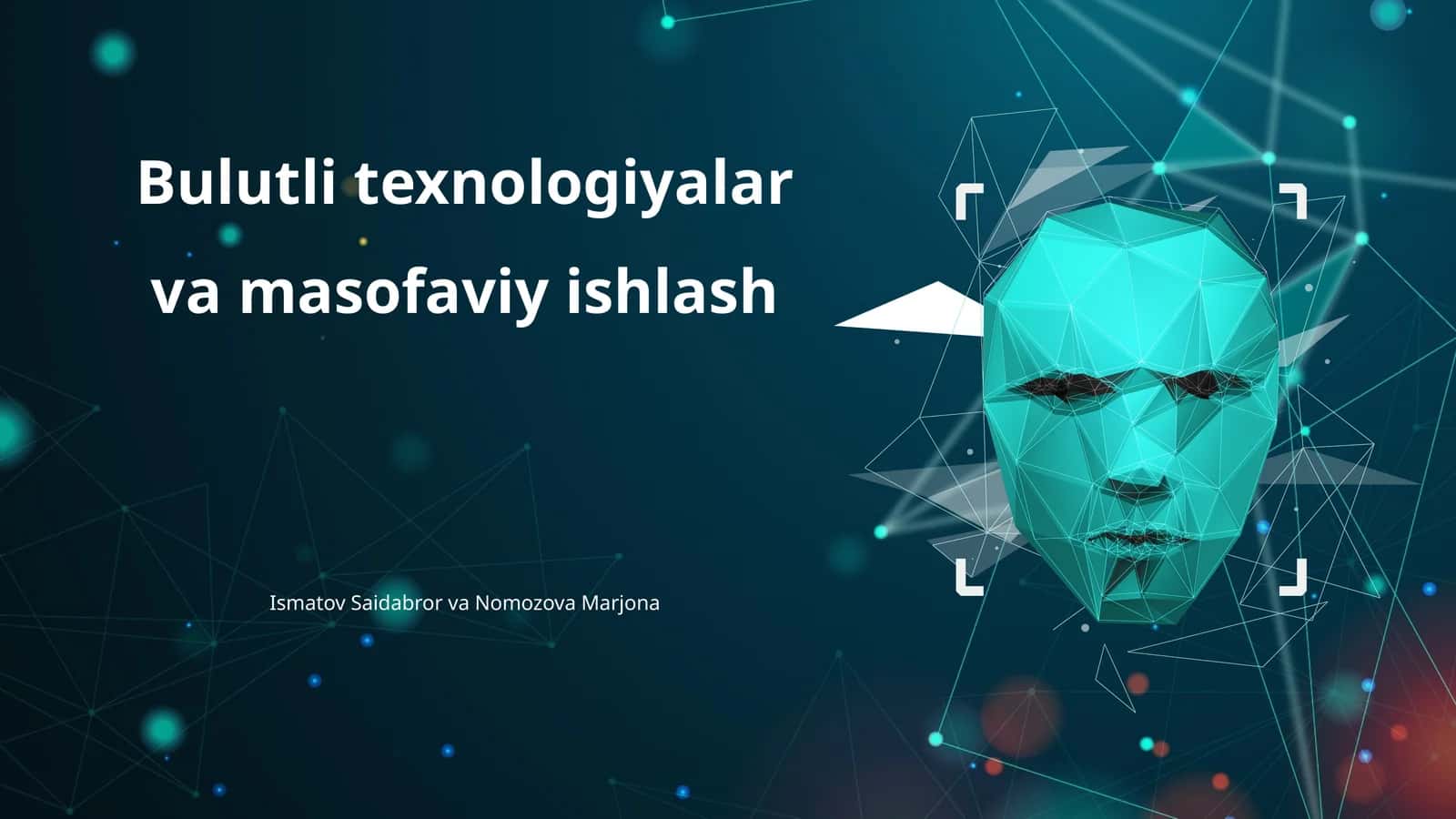 Bulutli texnologiyalar va masofaviy ishlash 1