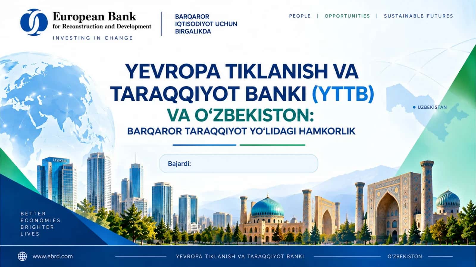 Yevropa tiklanish va taraqqiyot banki hamda O'zbekiston 1