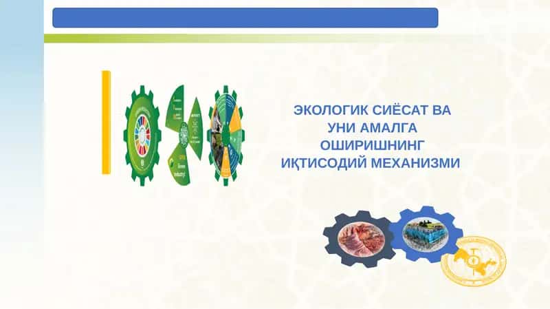 ЭКОЛОГИК СИЁСАТ ВА УНИ АМАЛГА ОШИРИШНИНГ ИҚТИСОДИЙ МЕХАНИЗМИ 1