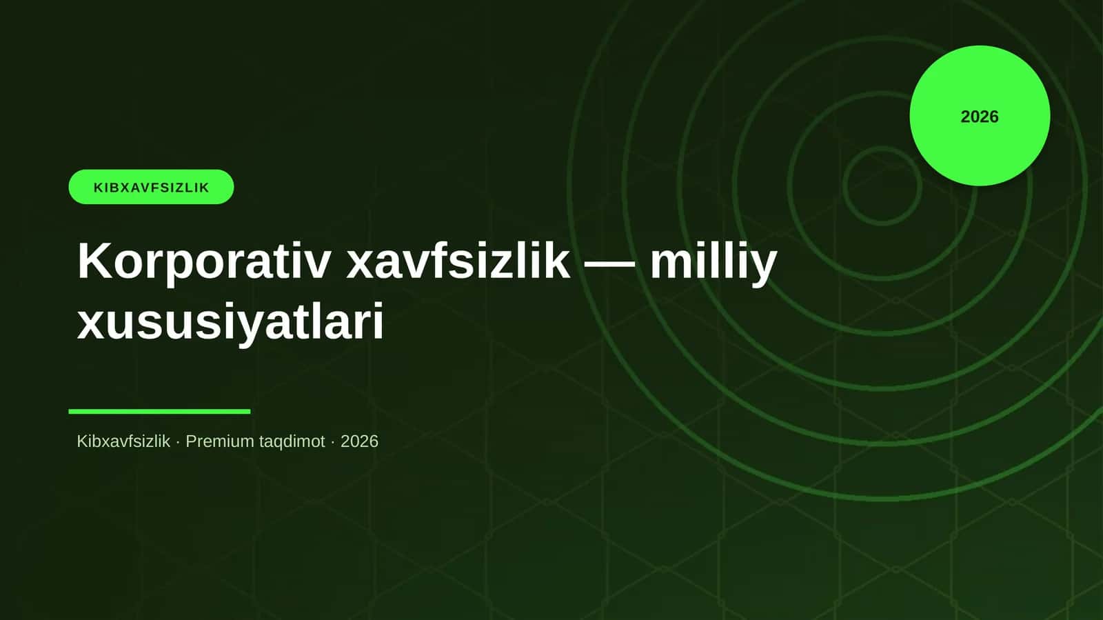Korporativ xavfsizlik — milliy xususiyatlari 1