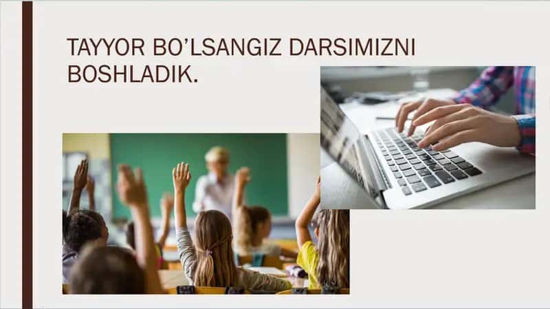 Uyg'uvazifalarni tekshirish 1