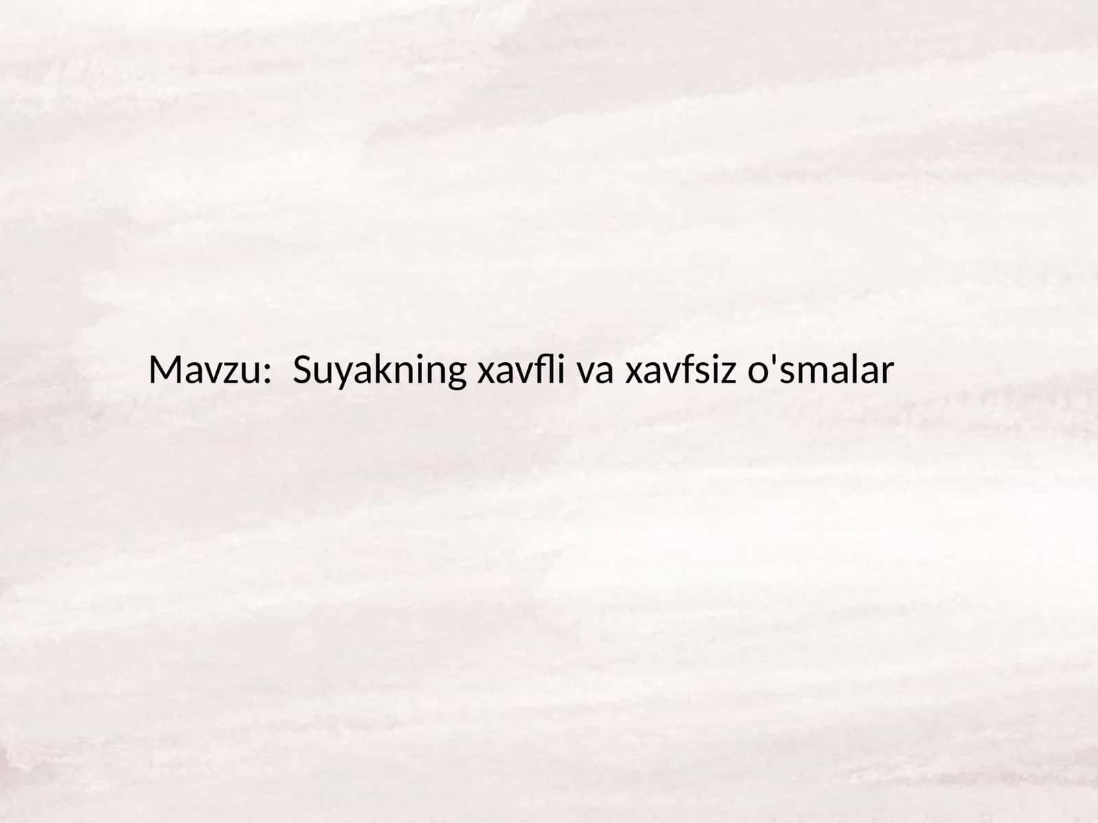 Suyakning xavfsiz o'smаlаri(оstеоmа, хоndrоmа, оstеохоndrоmа, fibrоmа, gеmаngiоmа) 1