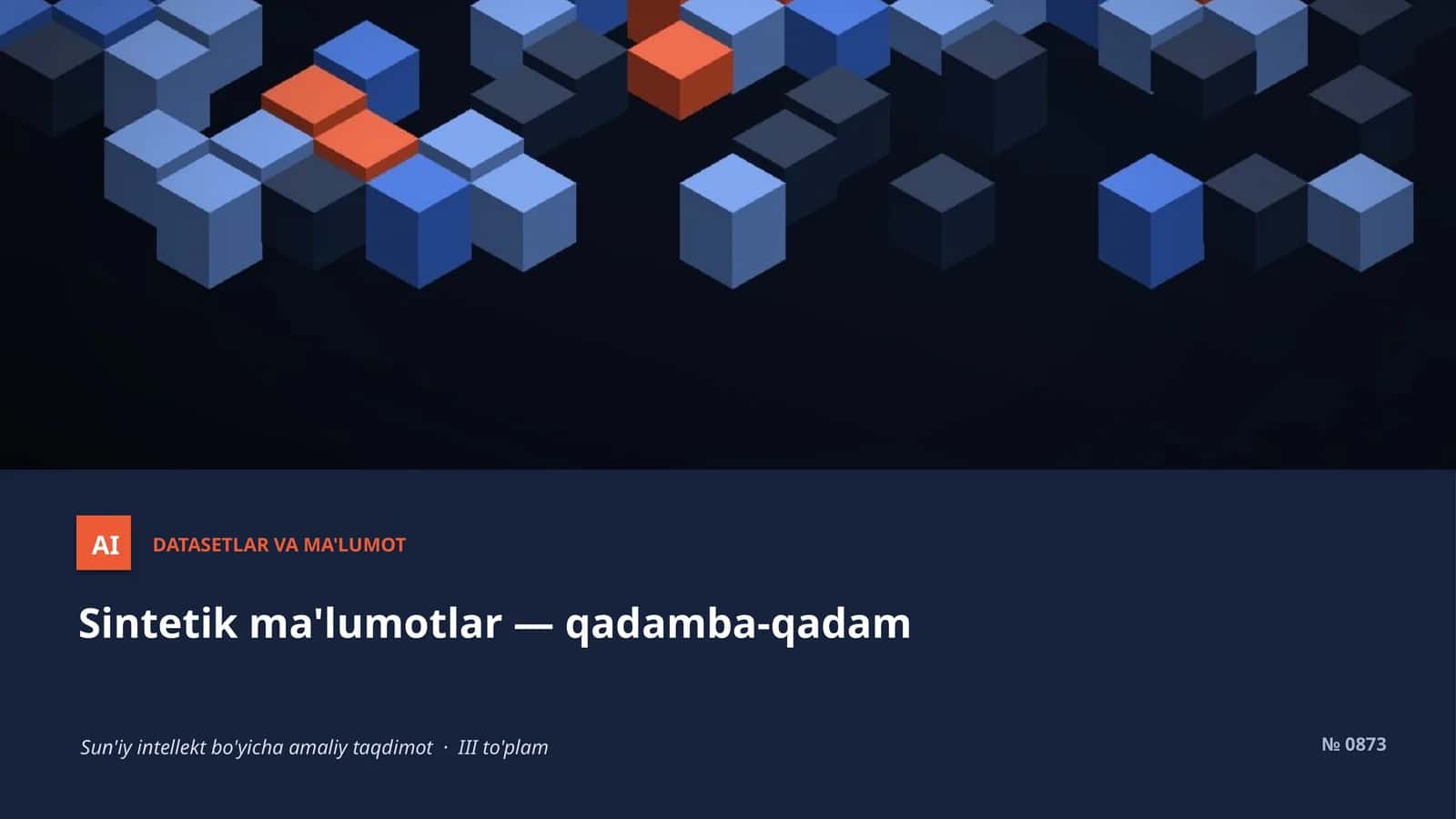 Sintetik ma'lumotlar 1