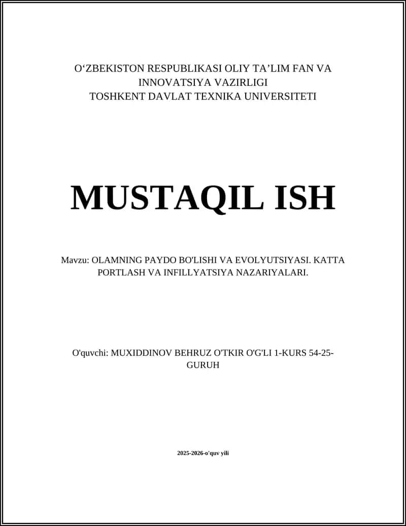 Katta portlash nazariyasi 1