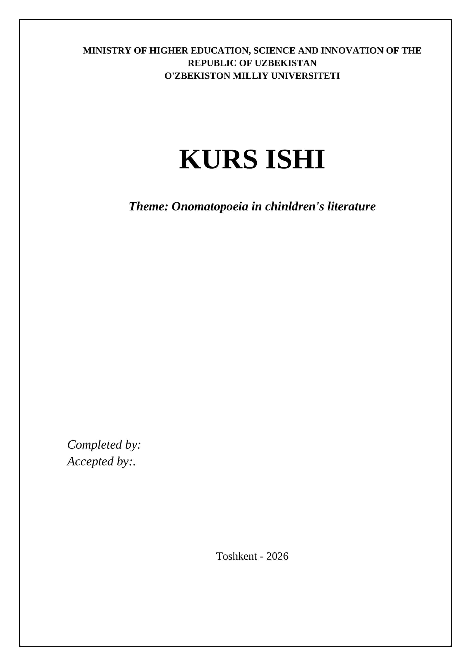Onomatopoeia in chinldren's literature 1