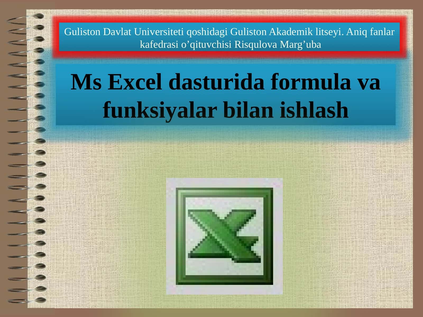 Excelda formulalar 1