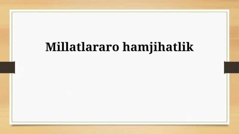 Etnoslararo totuvlik 1