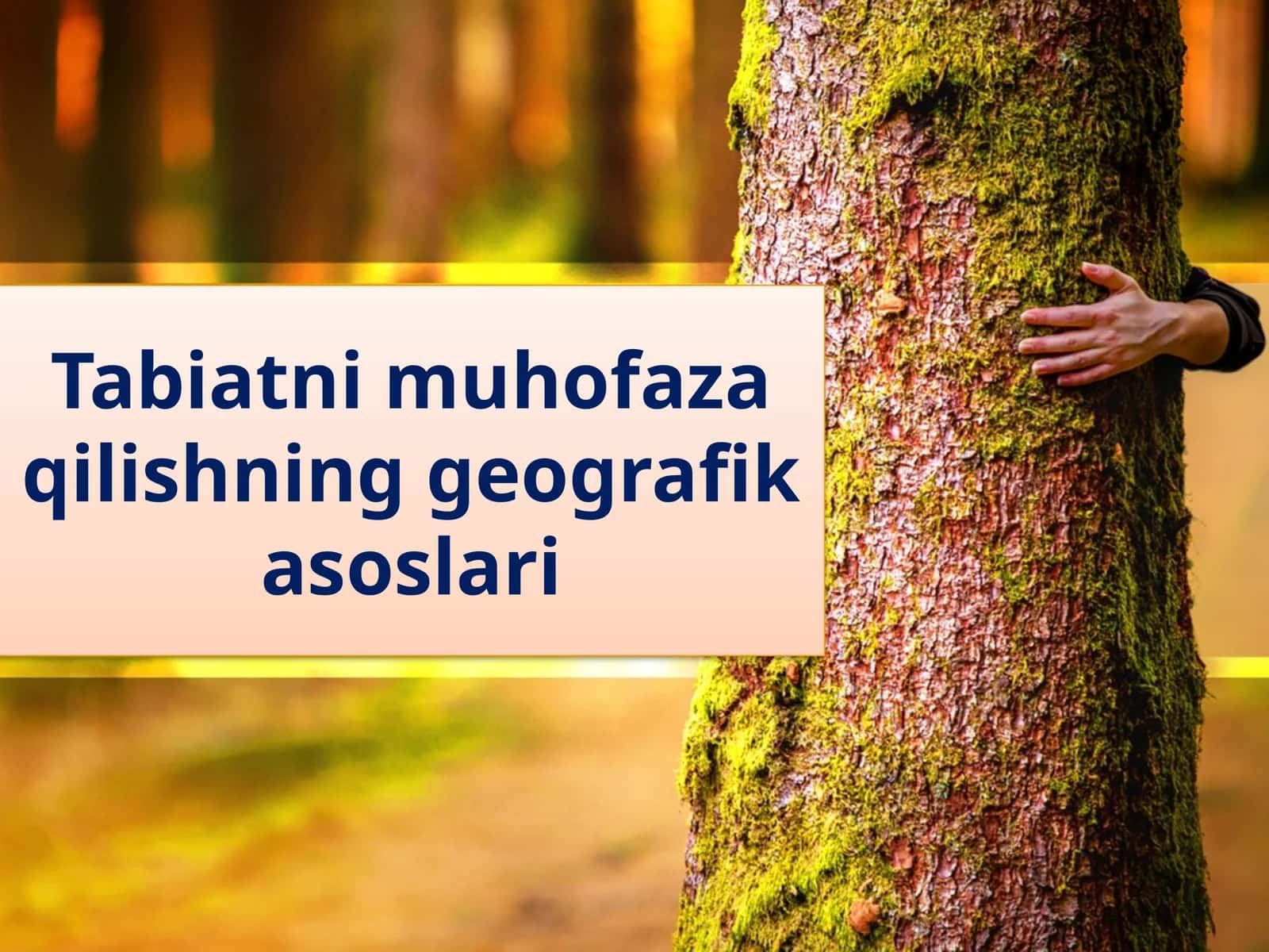 Tabiatni muhofaza qilishning geografikasosi 1