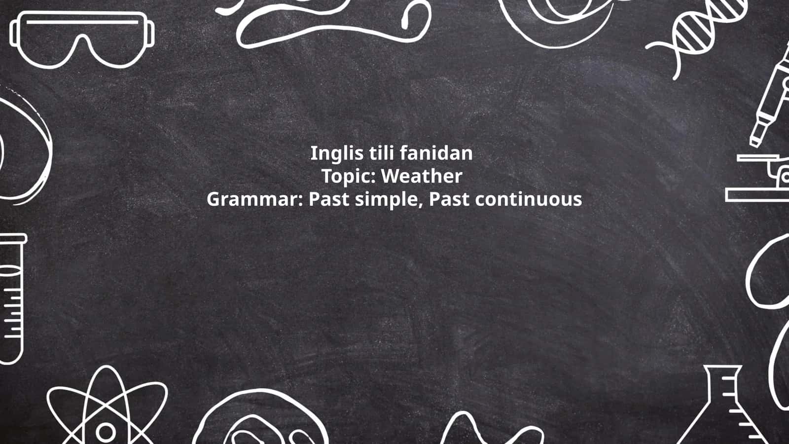 Inglis tili fanidan 1