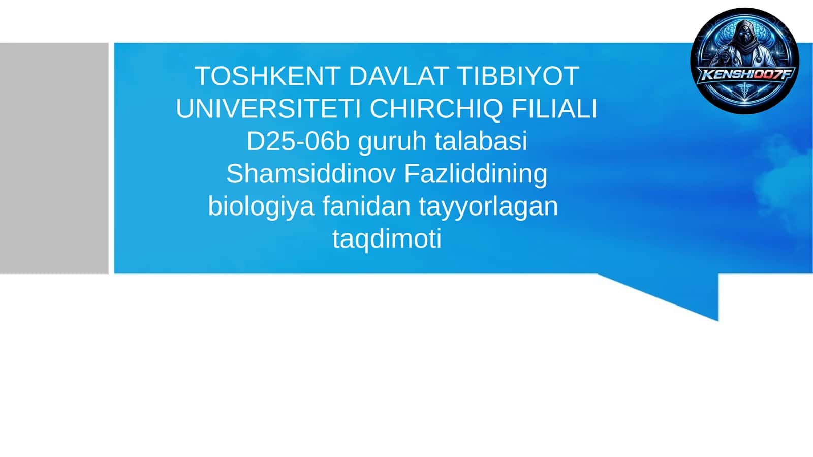 Organizmlarning postembrional rivojlanishi. 1