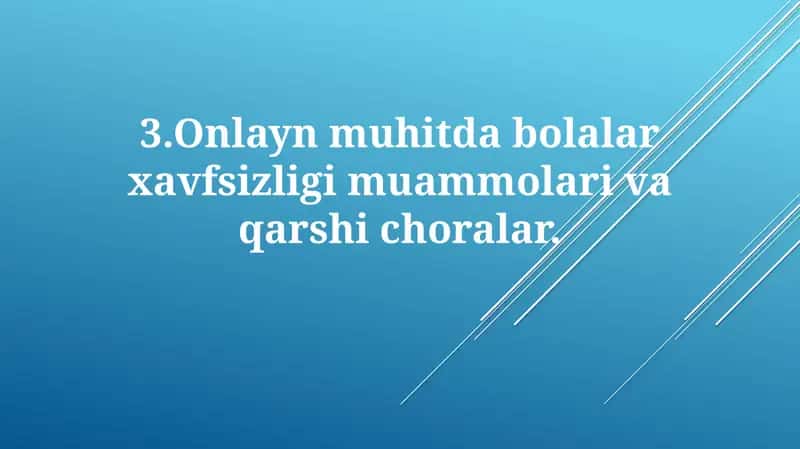 Onlayn Yirtqichlar va Mazaxlash 1