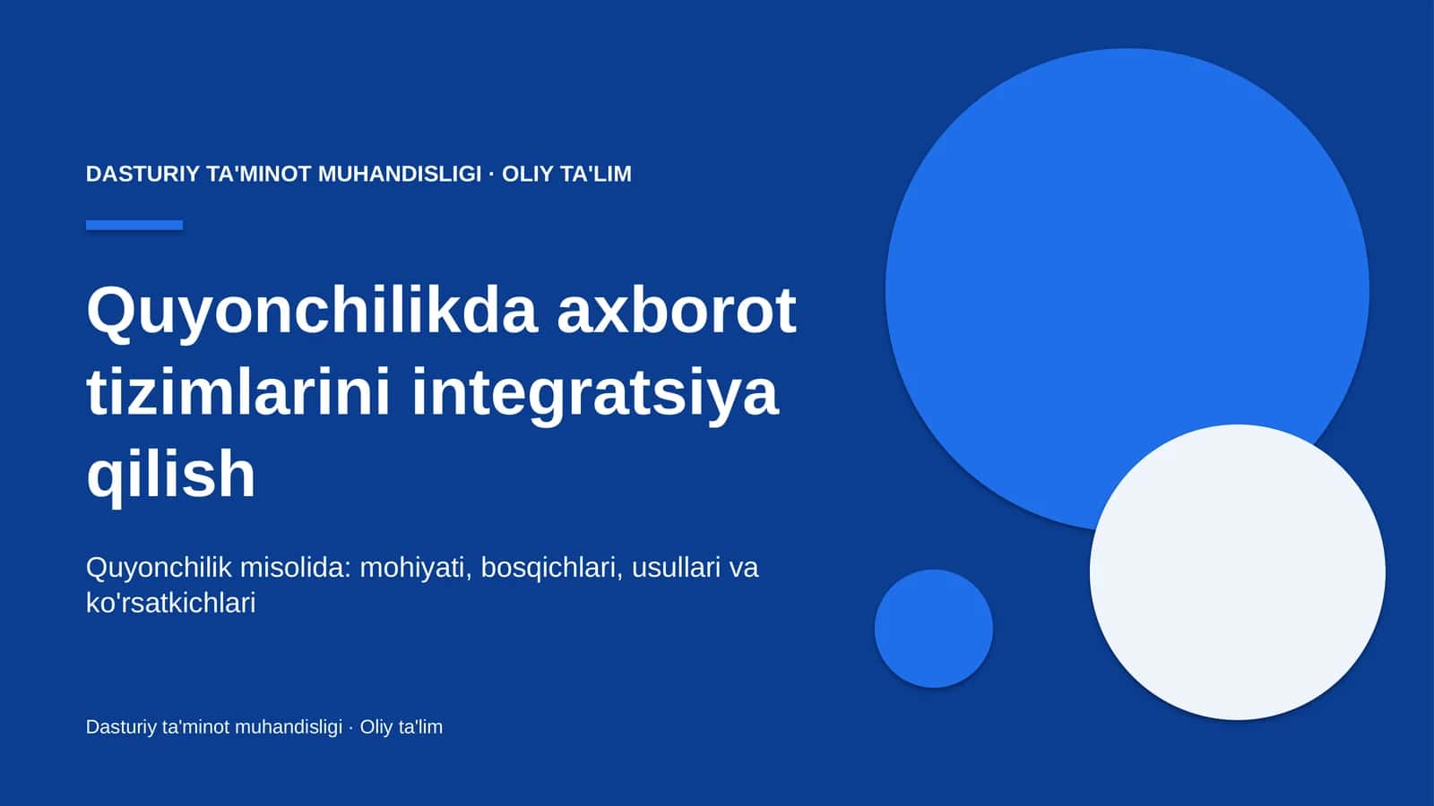 quyonchilikda axborot tizimlarini integratsiya qilish 3275 1