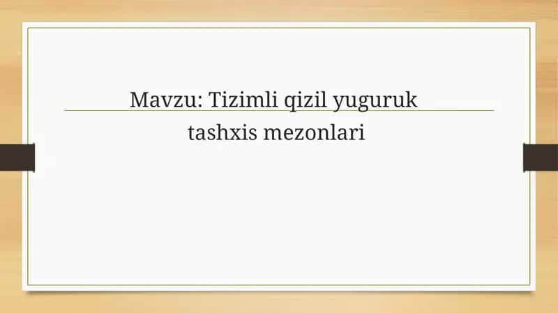 Tizimli qizil yugurik 1