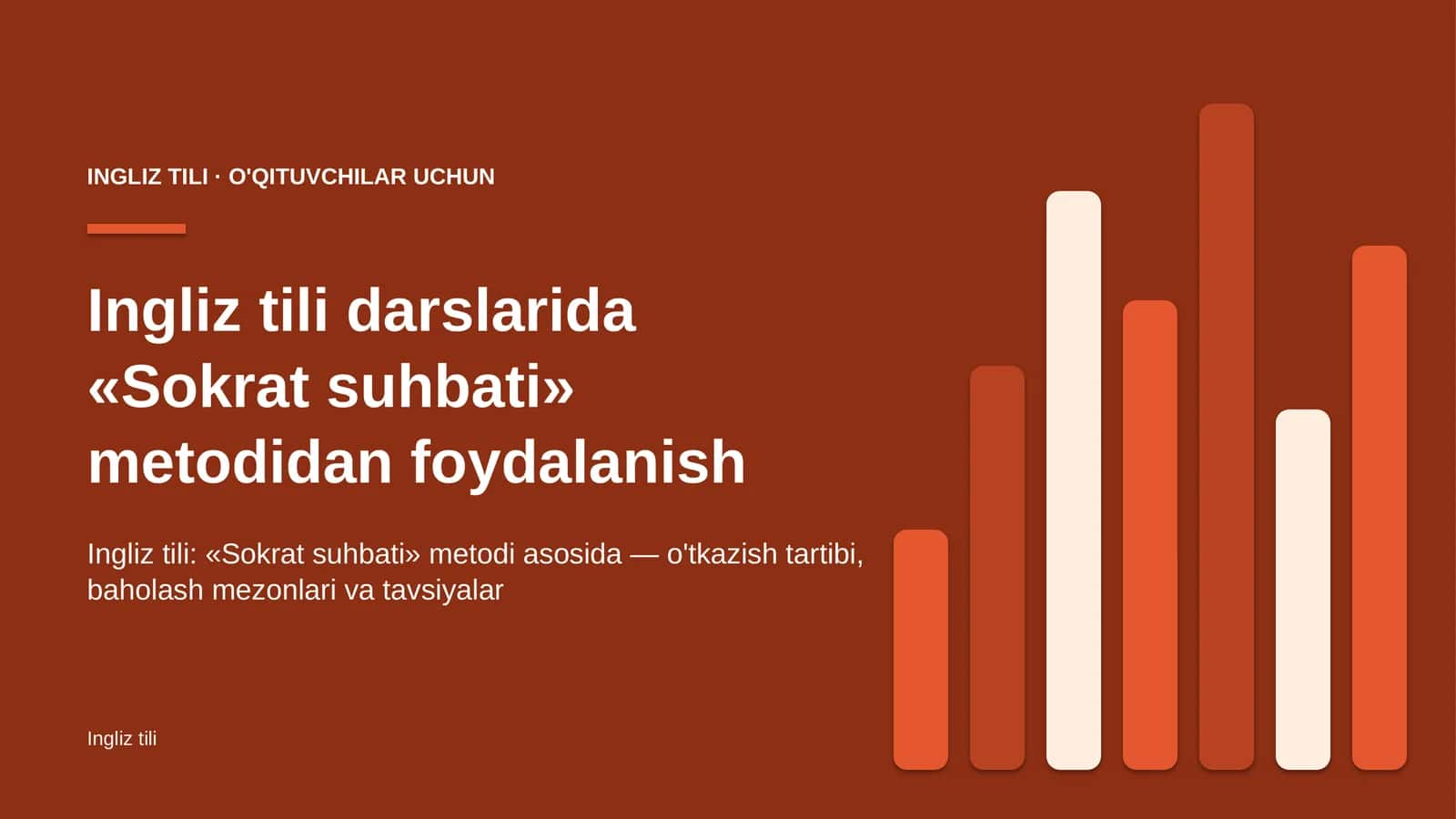 ingliz tili darslarida sokrat suhbati metodidan foydalanish 2341 1