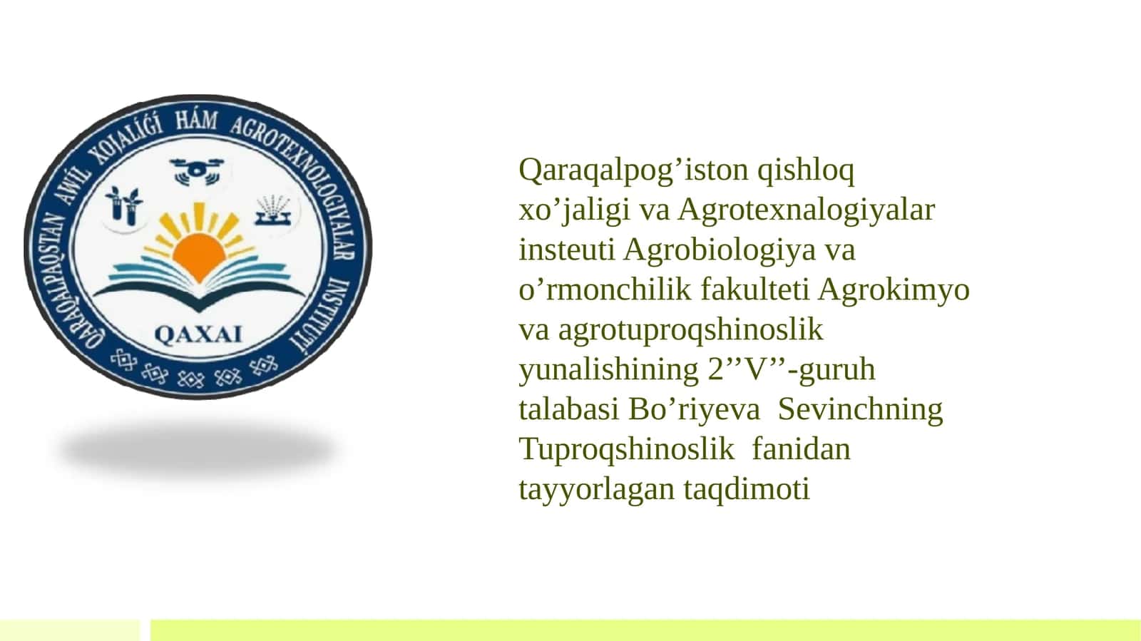Tuproqunumdorligi 1