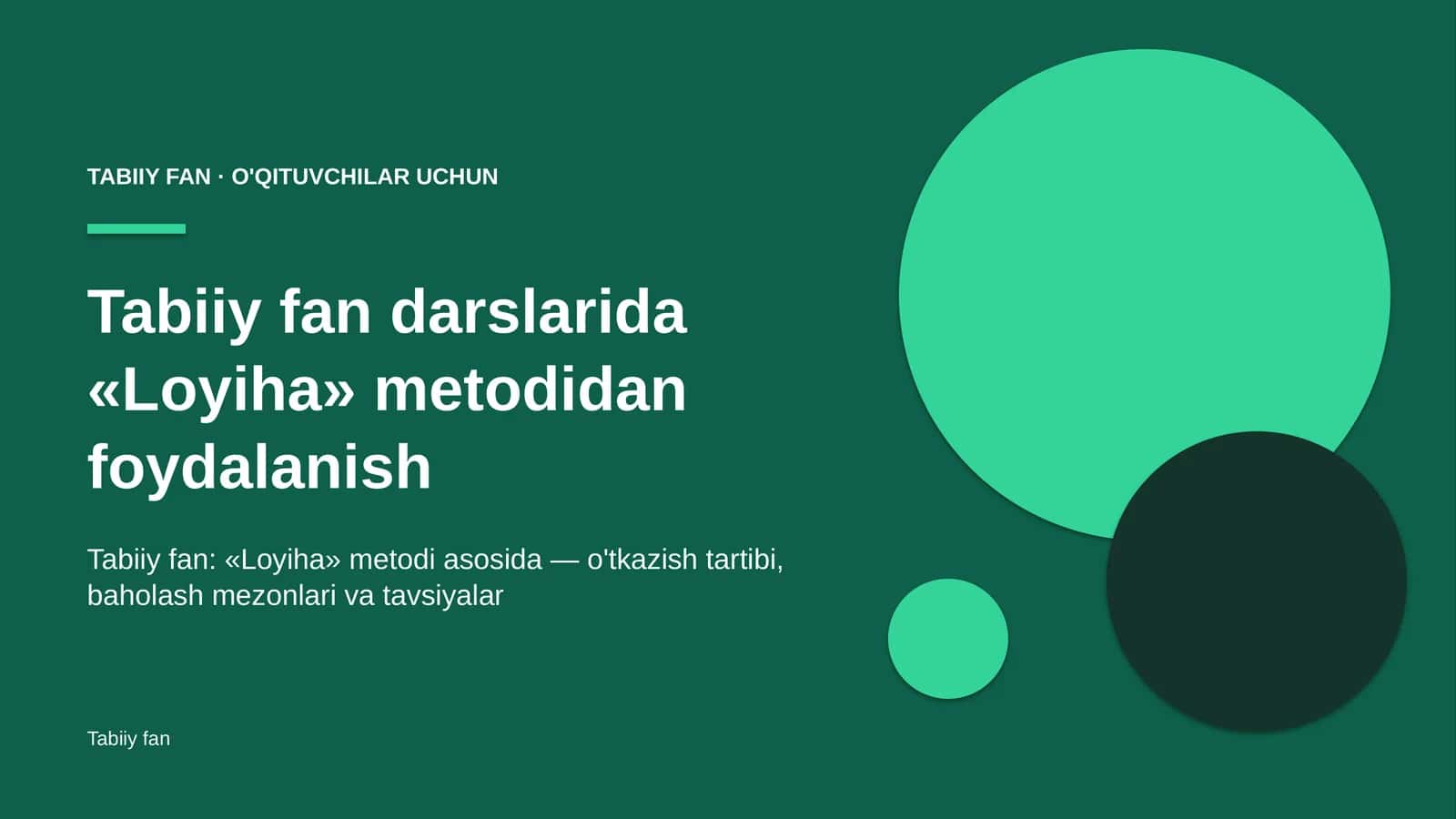 tabiiy fan darslarida loyiha metodidan foydalanish 5326 1