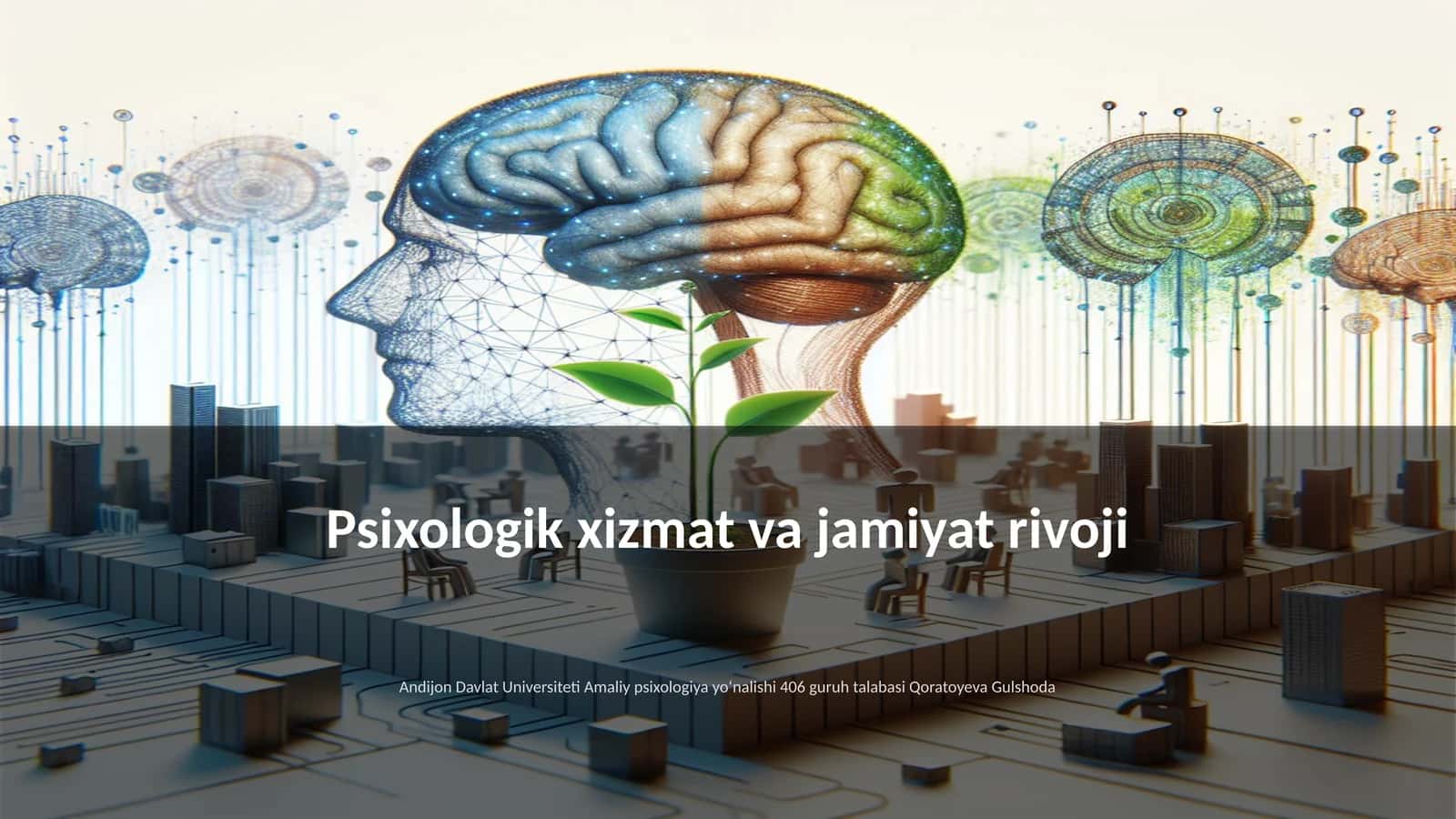 Psixologik xizmat va jamiyat rivoji 1