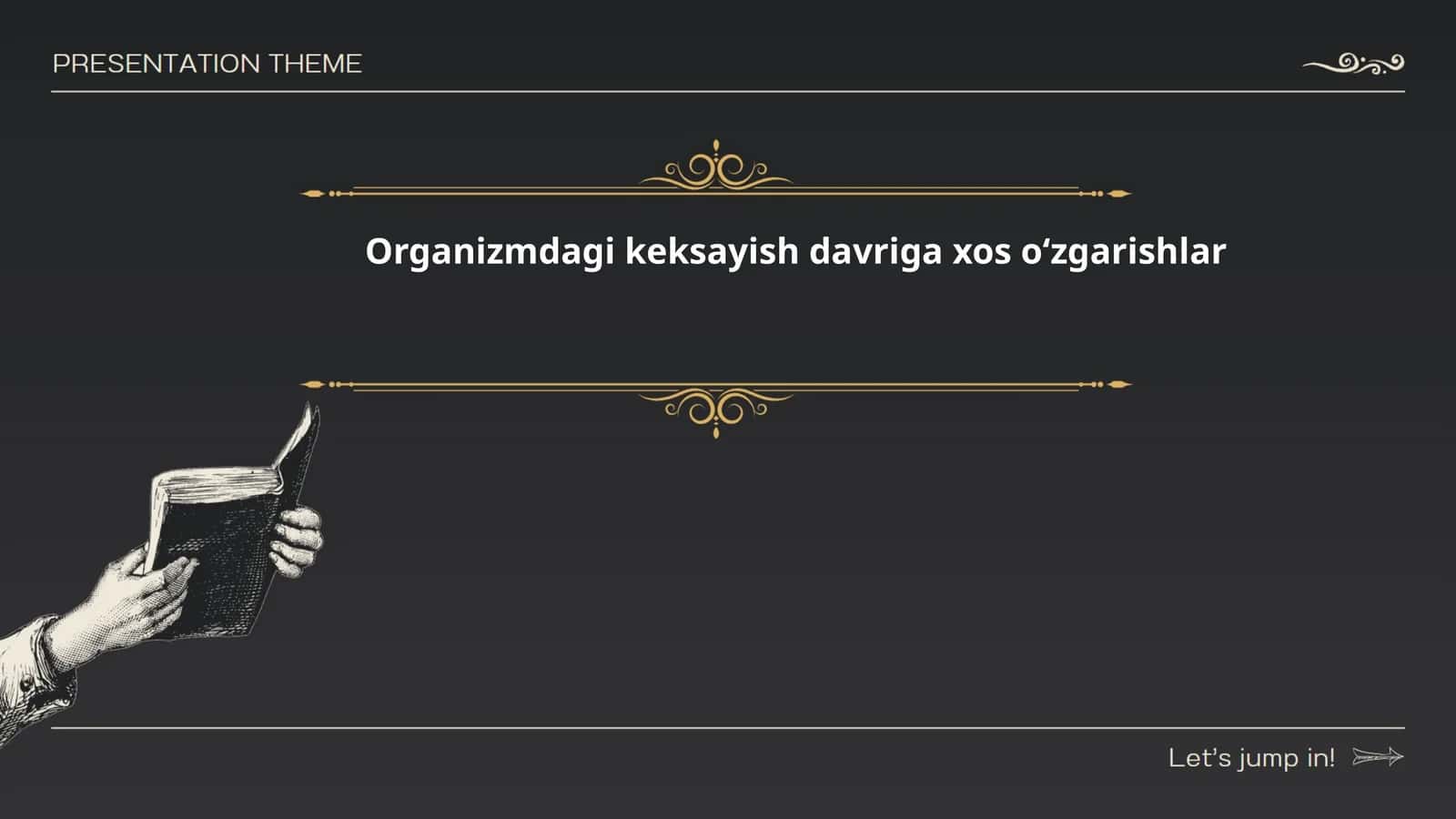 Organizmdagi keksayish davriga xos oʻzgarishlar 1