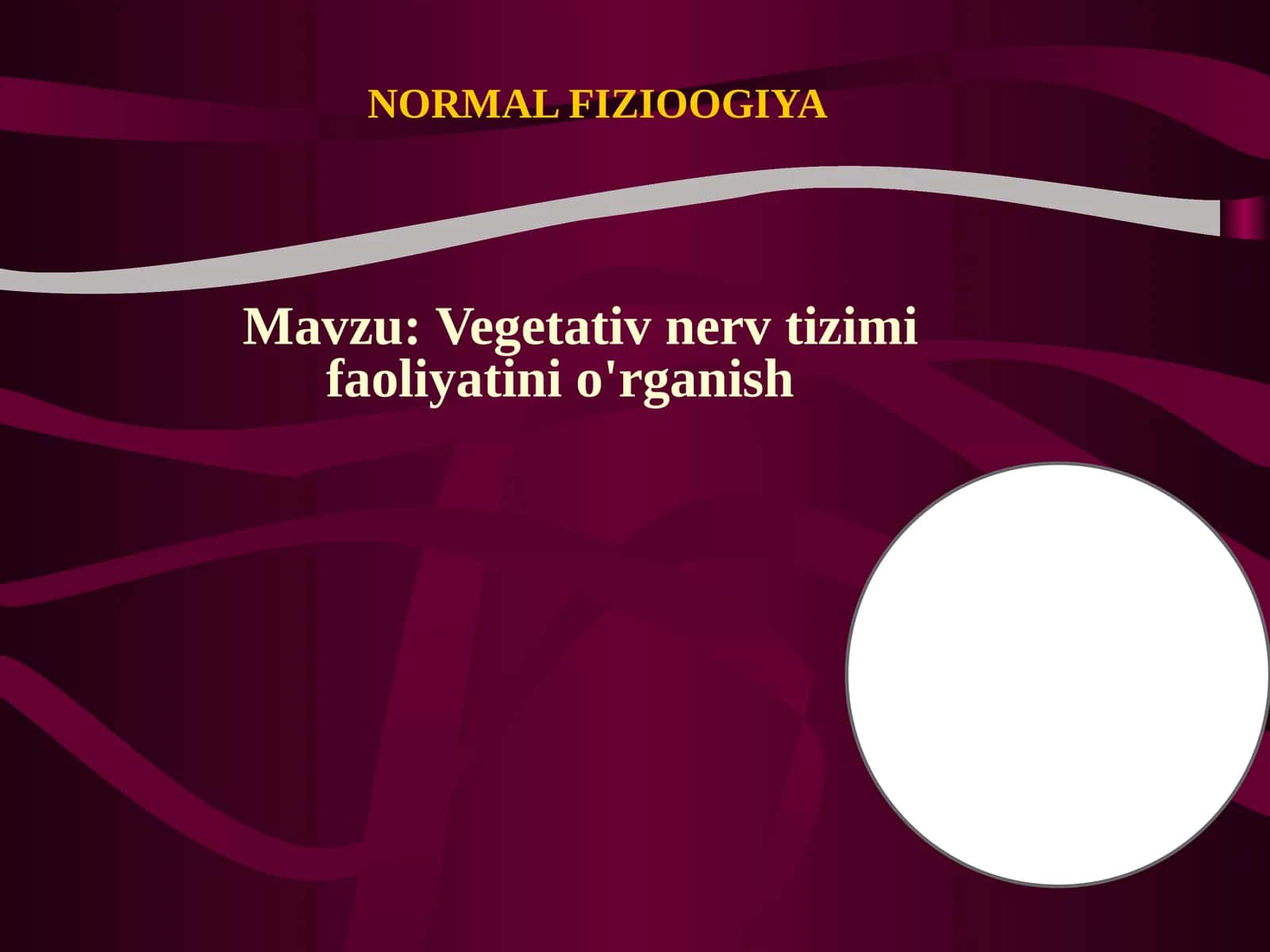 NORMALFIZIOOGIYA 1