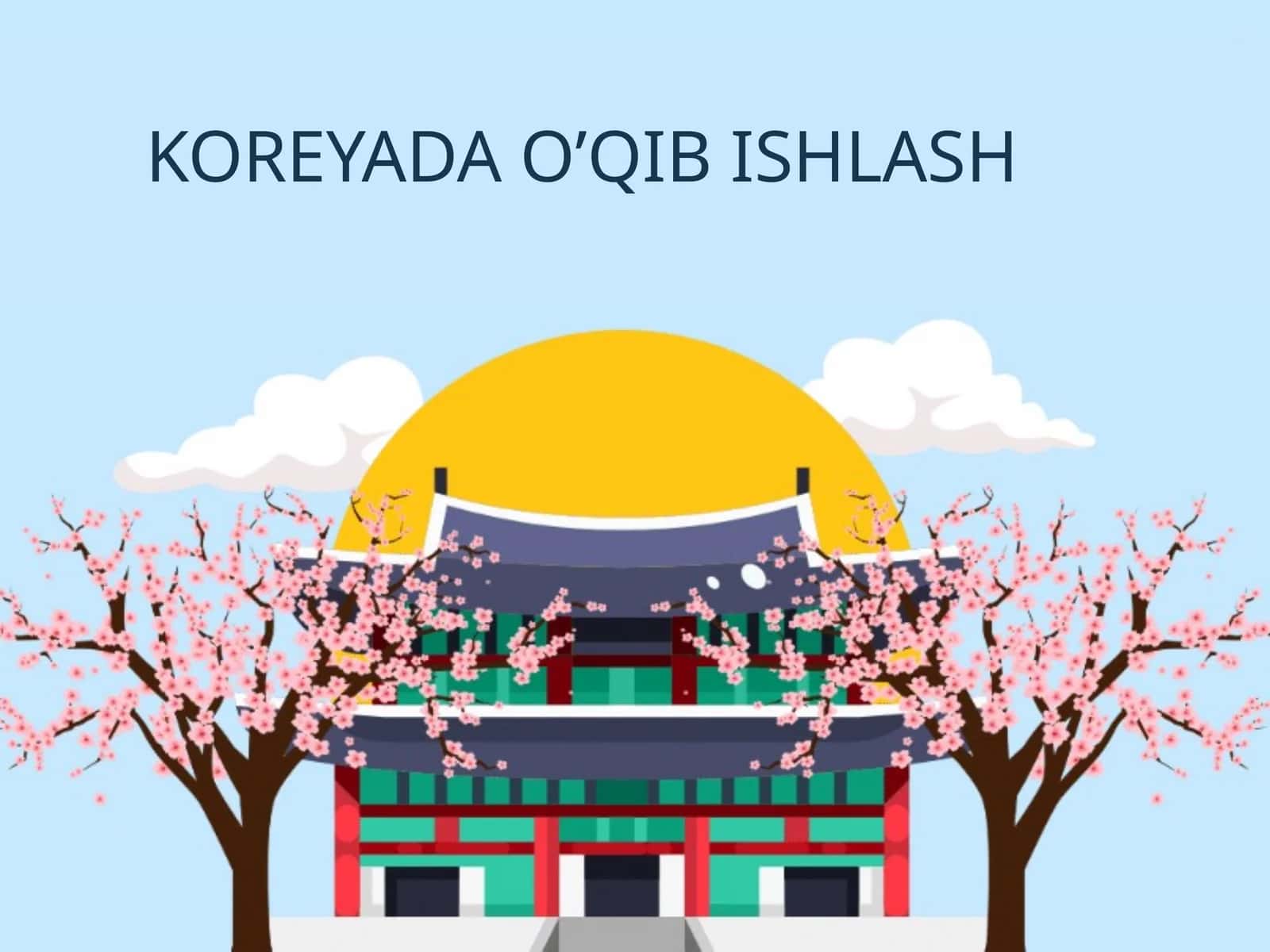 Koreyada O’qib Ishlash 1