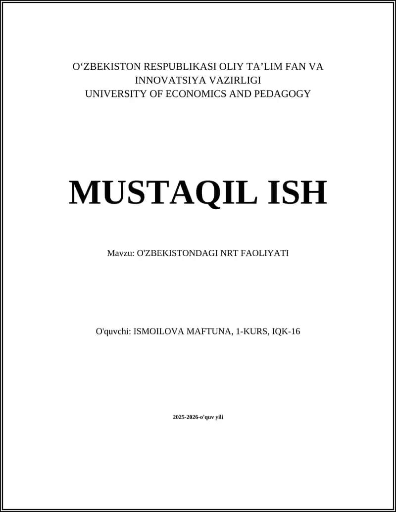 O'ZBEKISTONDAGI NRT FAOLIYATI 1