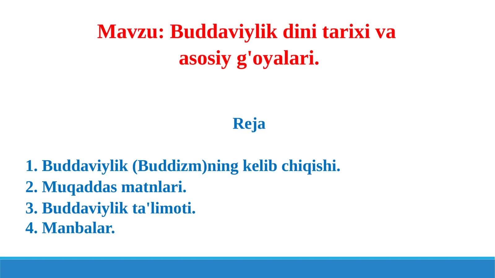 Buddaviylik (Buddizm) 1