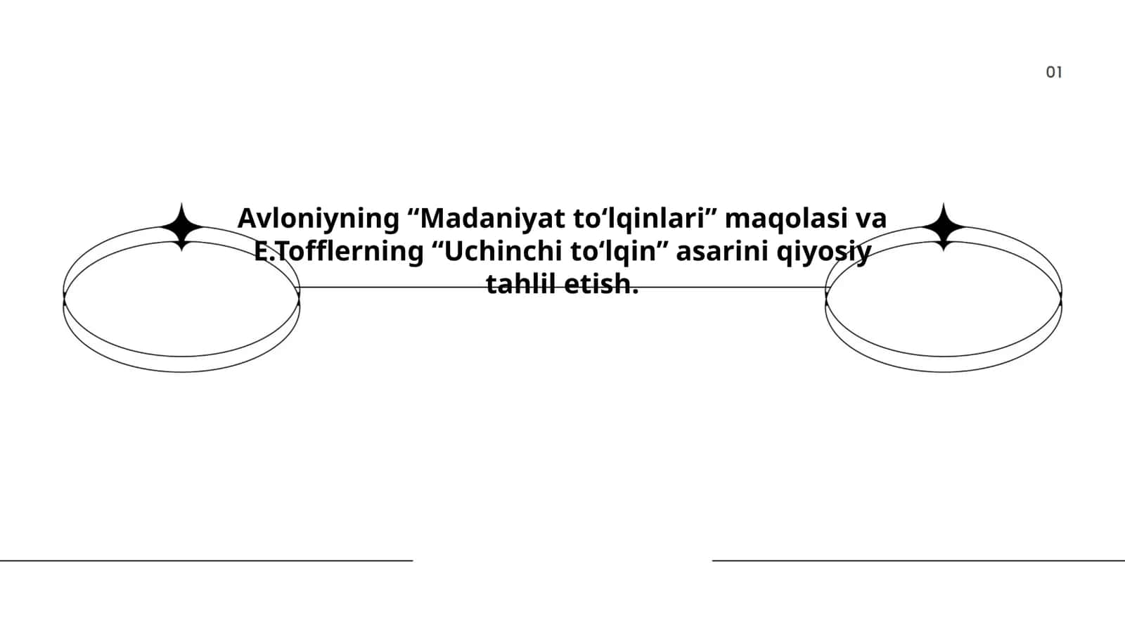 "Madaniyat to‘lqinlari" maqolasi va "Uchinchi to‘lqin" asarini qiyosiy tahlil etish 1