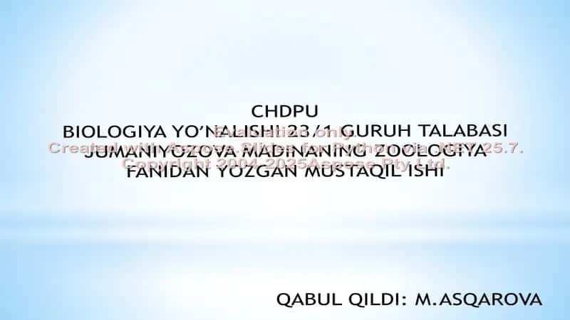 Boshoyoqli molyuskalar sinfi 1