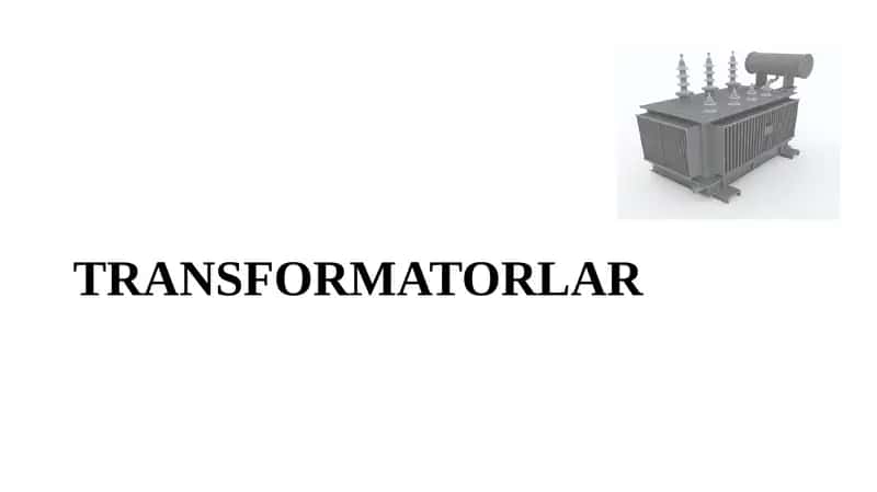 TRANSFORMATORLAR 1
