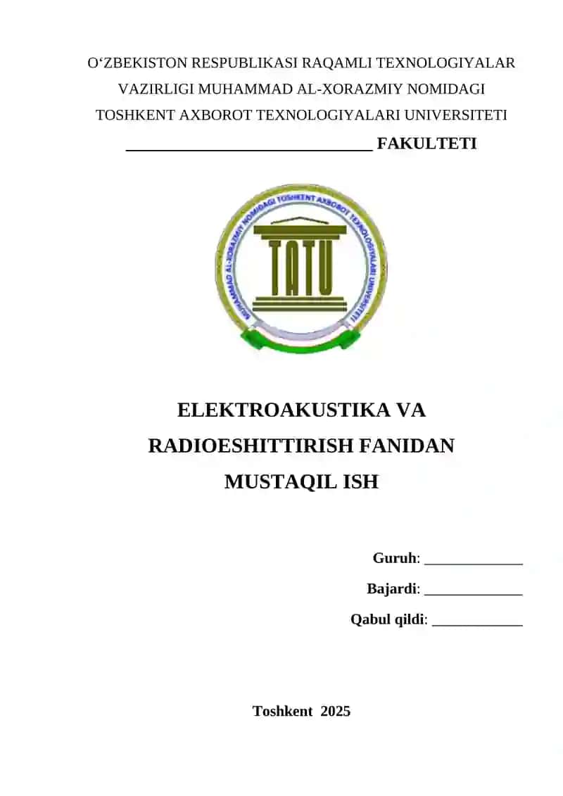 Sferik va yassi toʼlqinlar, ularning xususiyatlari 1