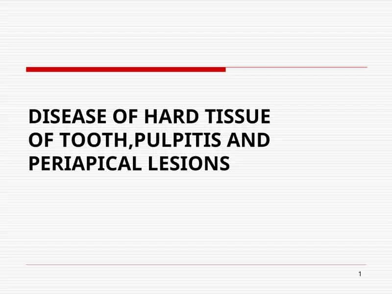 Operative dentistry 1