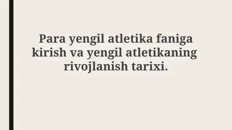 Trek va fieldga kirish 1