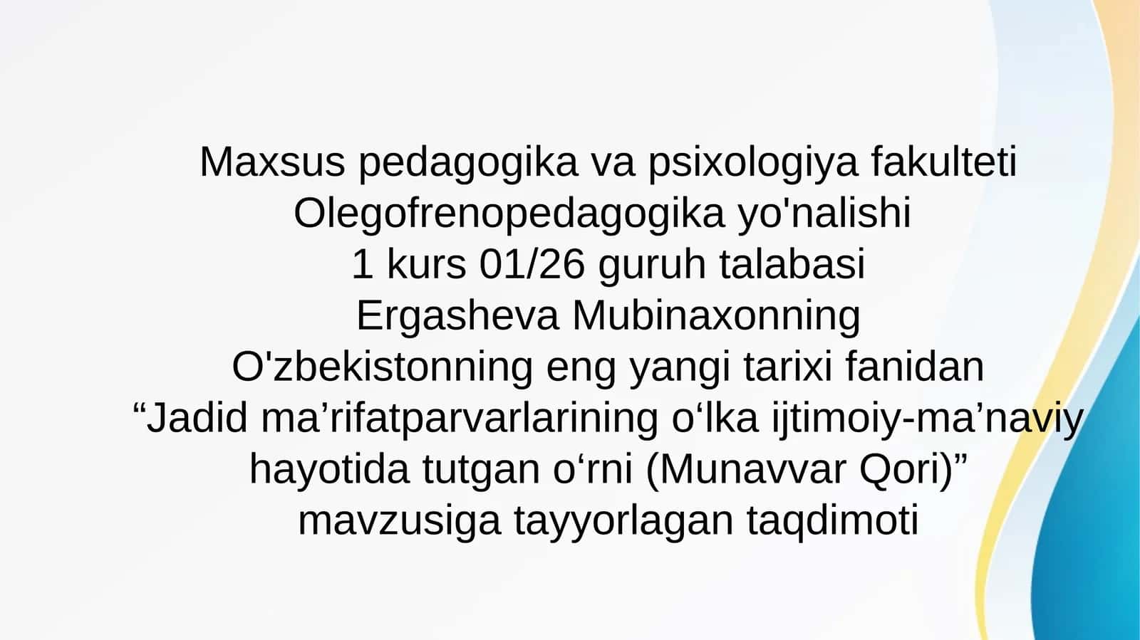 Jadidma’rifatparvarlariningo‘lkaijtimoiy-ma’naviyhayotidatutgano‘rni(MunavvarQori) 1