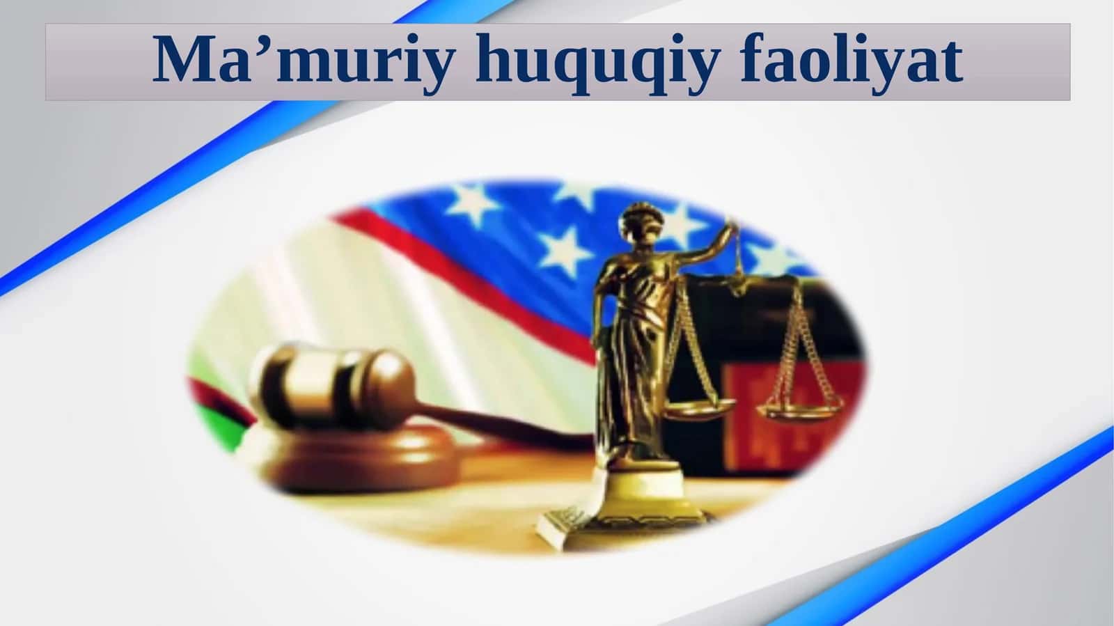 Ma’muriy huquqiy faoliyat 1