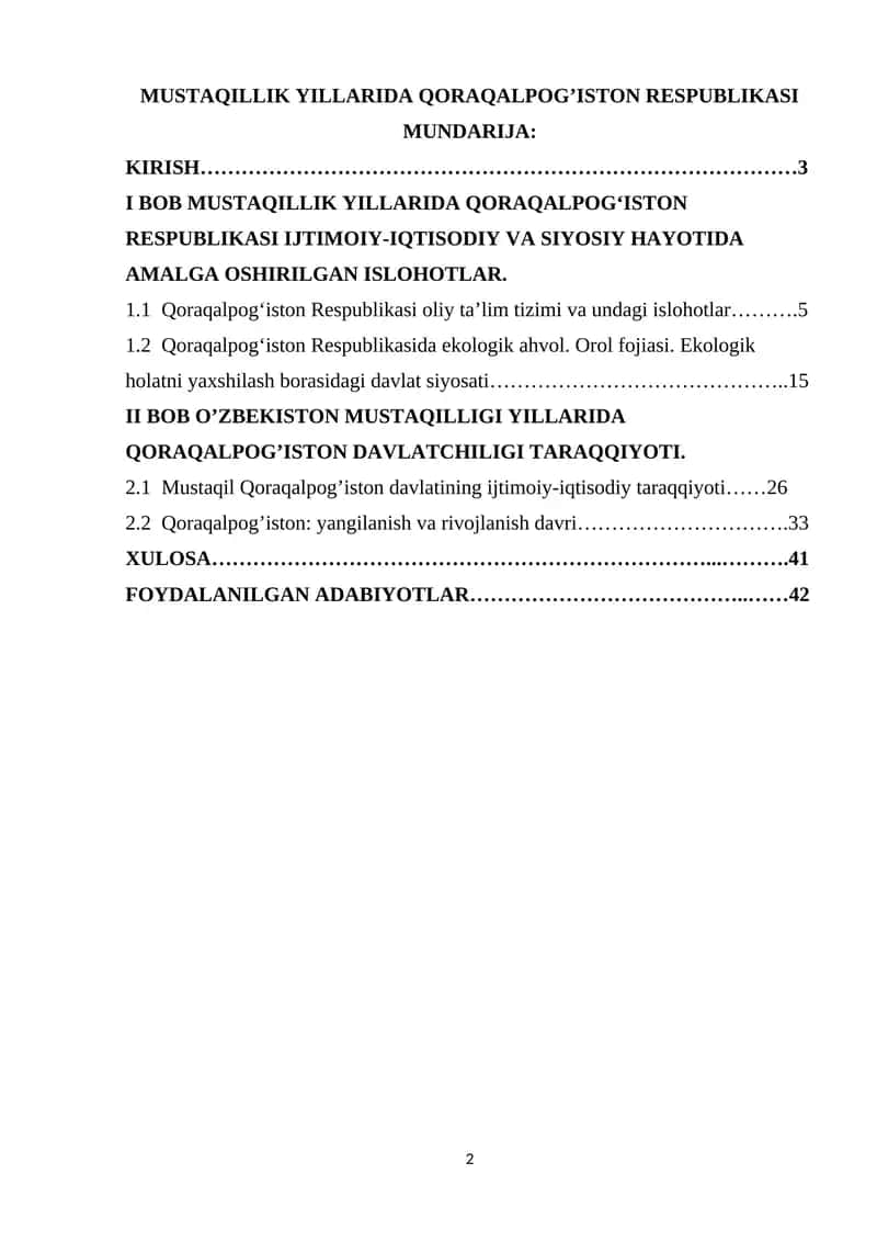 MUSTAQILLIK YILLARIDA QORAQALPOG’ISTON RESPUBLIKASI 1