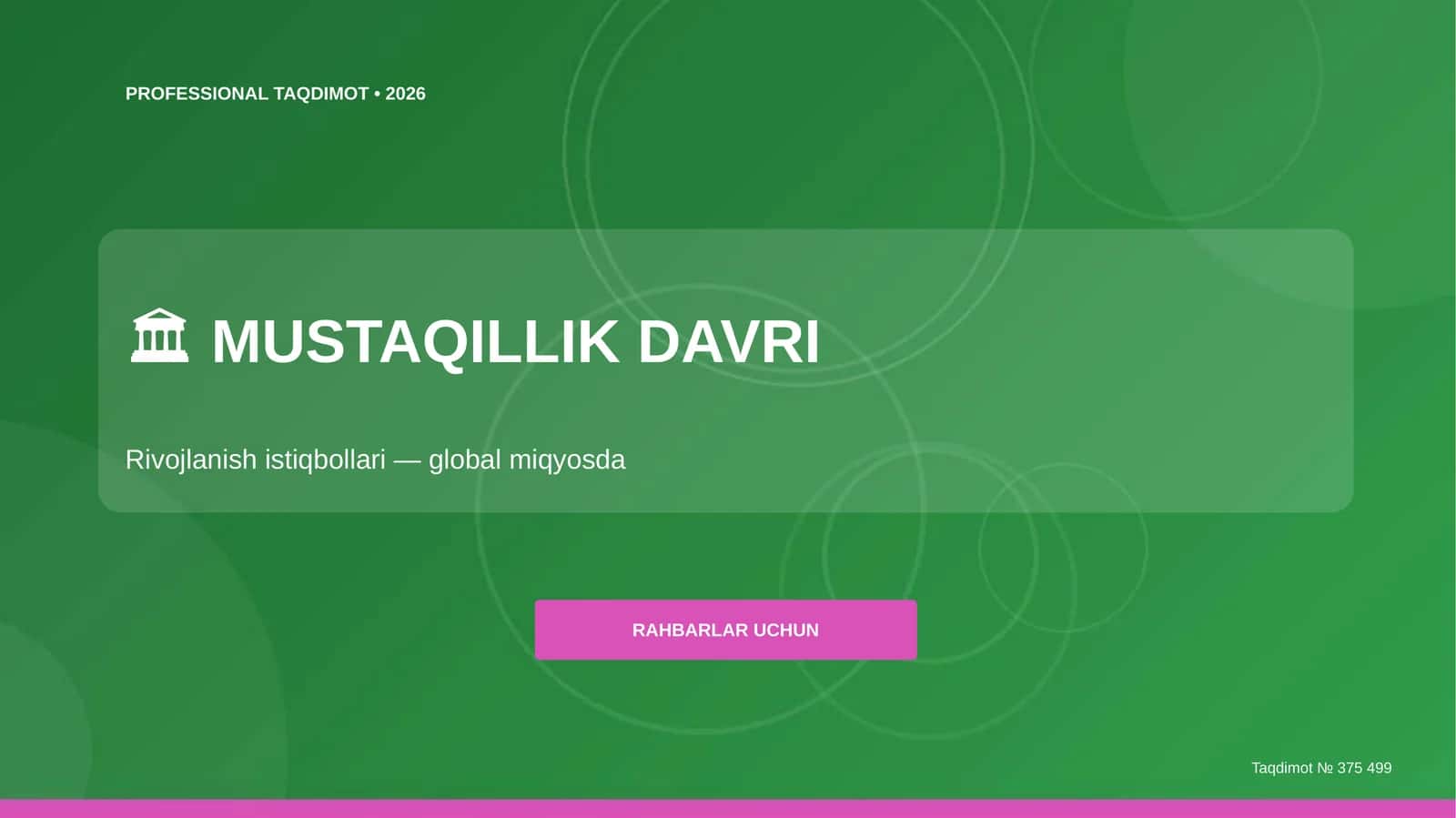 MUSTAQILLIK DAVRI 1